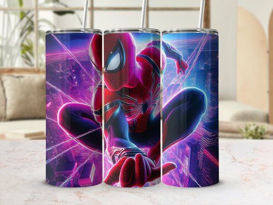 Spider-Man Graphic Print Tumbler for Fans Merchandise