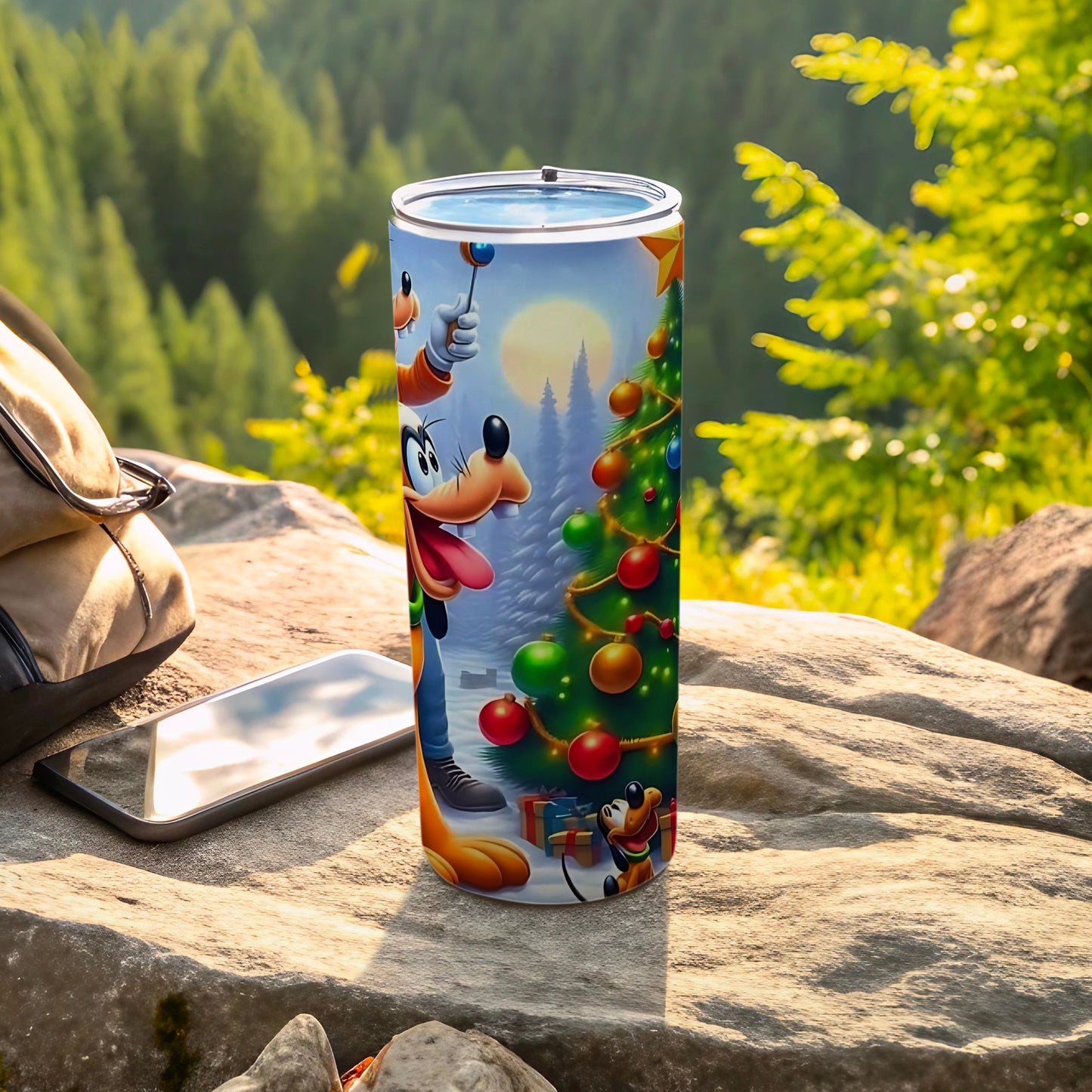 Goofy Christmas Tree Tumbler for Holiday Cheer