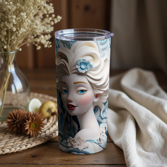 Modern Stylish Tumbler With Beautiful Character Art