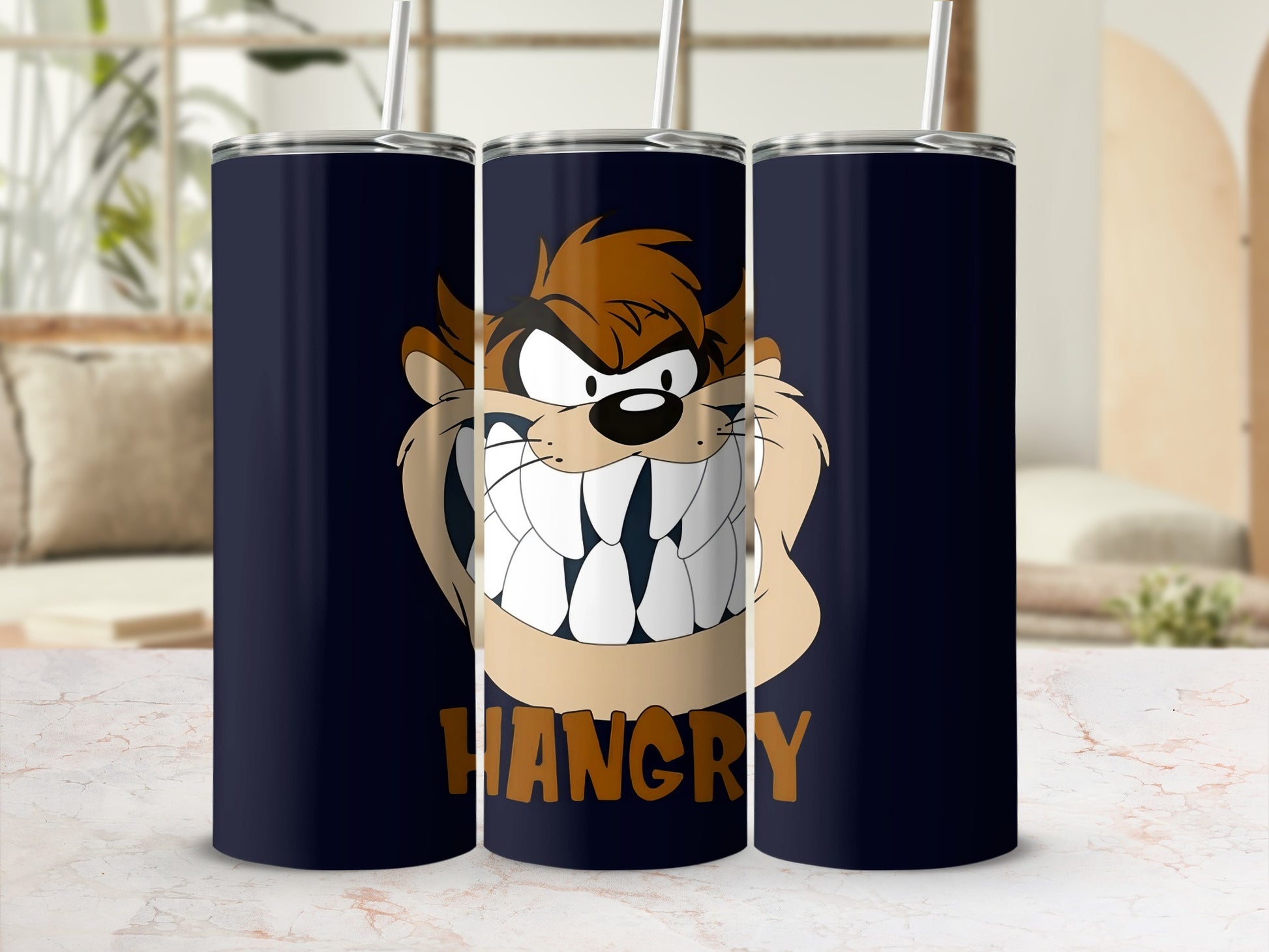 Hangry Cartoon Character Insulated Tumbler Cup