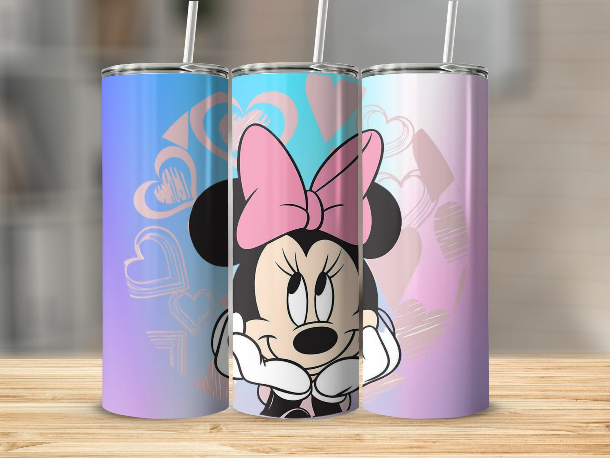 Adorable Minnie Mouse Themed Tumbler for Kids