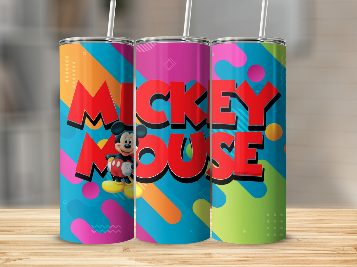 Mickey Mouse Colorful Tumbler for Kids and Adults