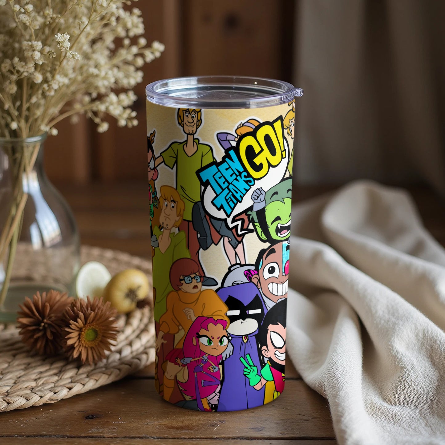 Teen Titans Go Characters Collage Tumbler