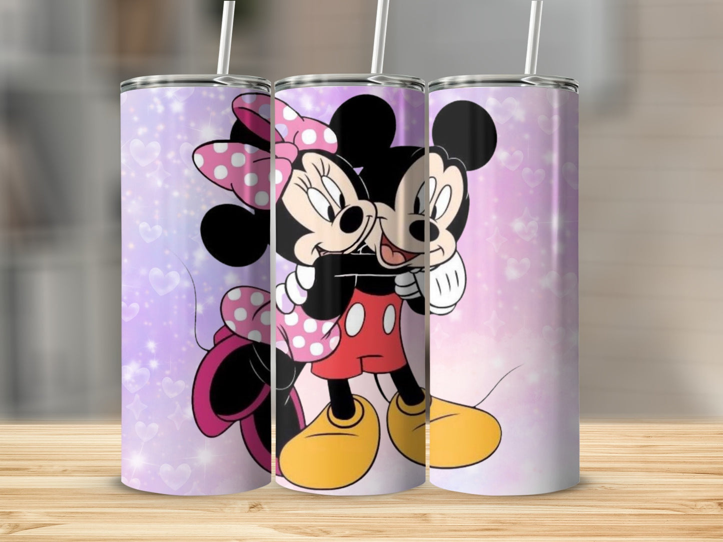 Disney Mouse Hugging Romantic Tumbler Drinkware