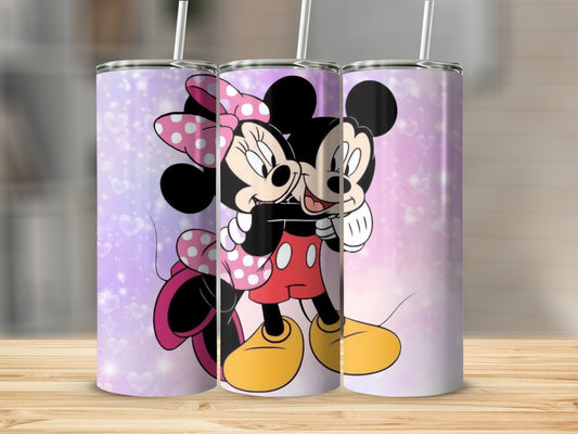 Disney Mouse Hugging Romantic Tumbler Drinkware