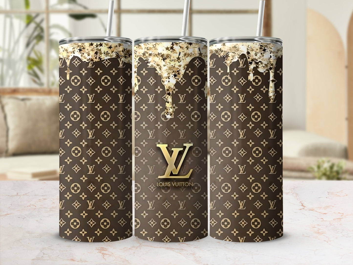 Stylish Louis Vuitton Branded Tumblers for Sale