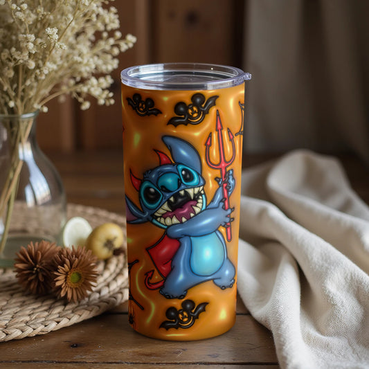 Stitch Devil Character Themed Novelty Tumbler