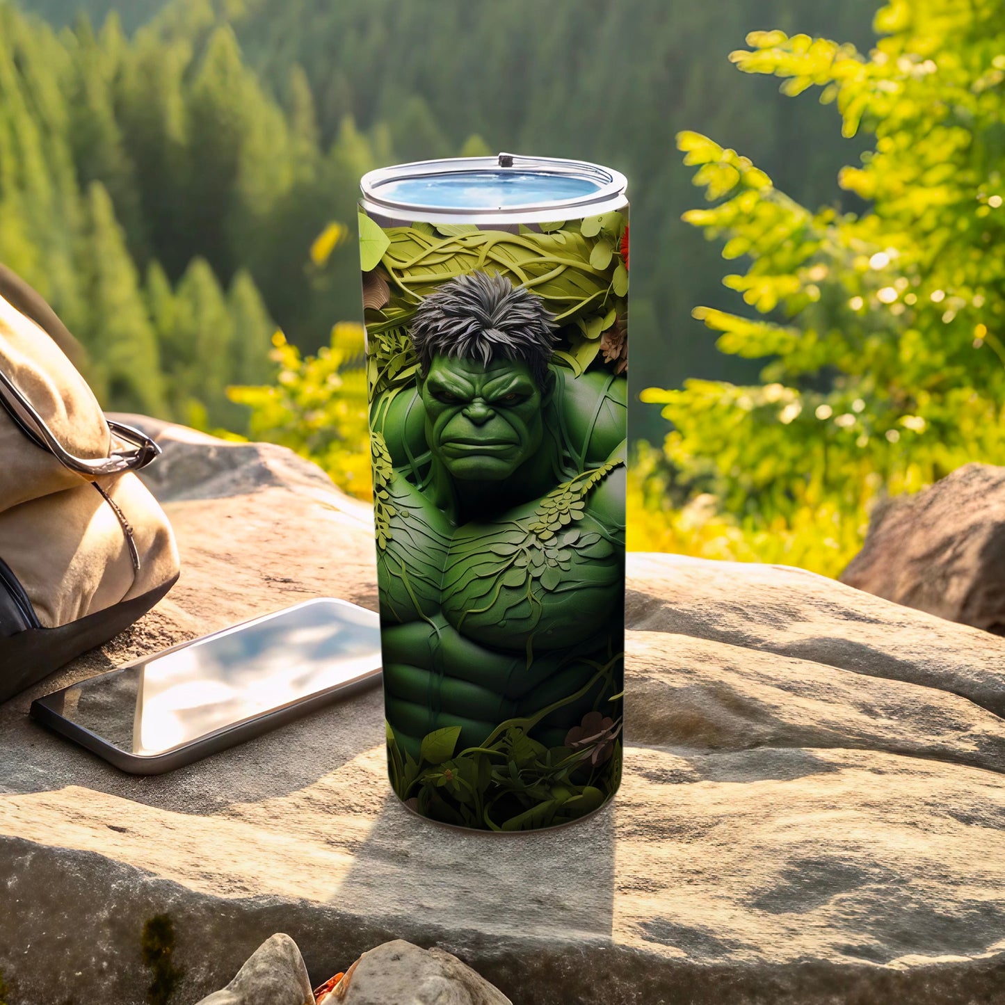 Incredible Hulk Scenic Design Outdoor Adventure Tumbler