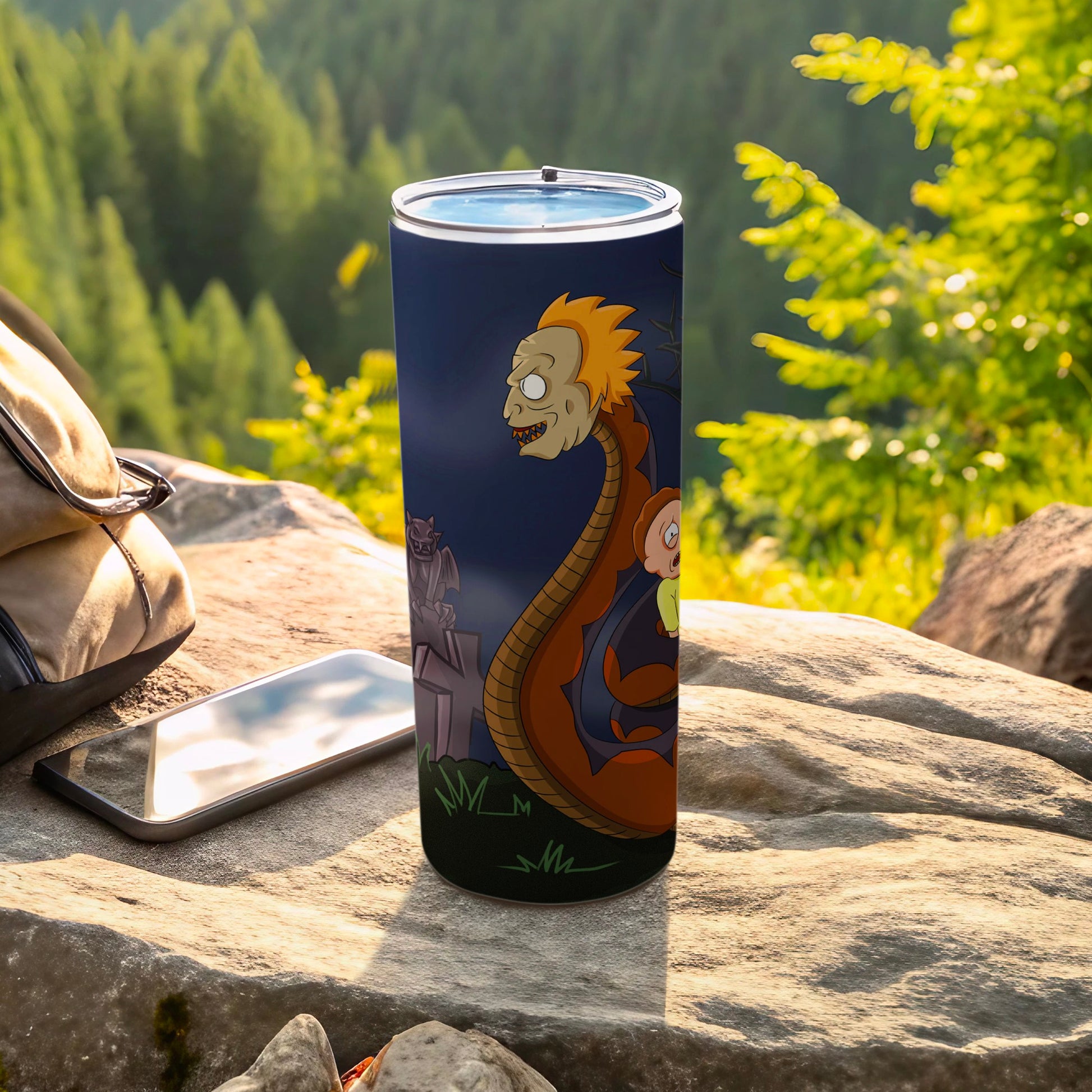 Cartoon Style Fantasy Character Design Tumbler Flask