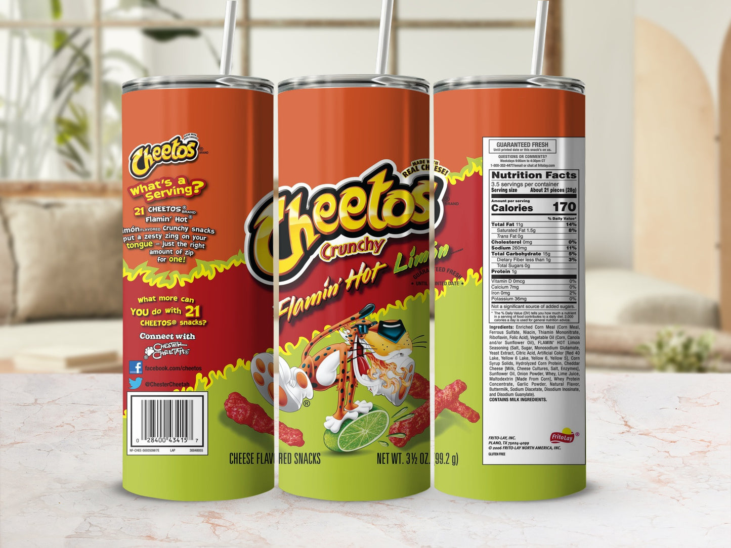 Cheetos Flamin' Hot Limon Crunchy Real Cheese product type