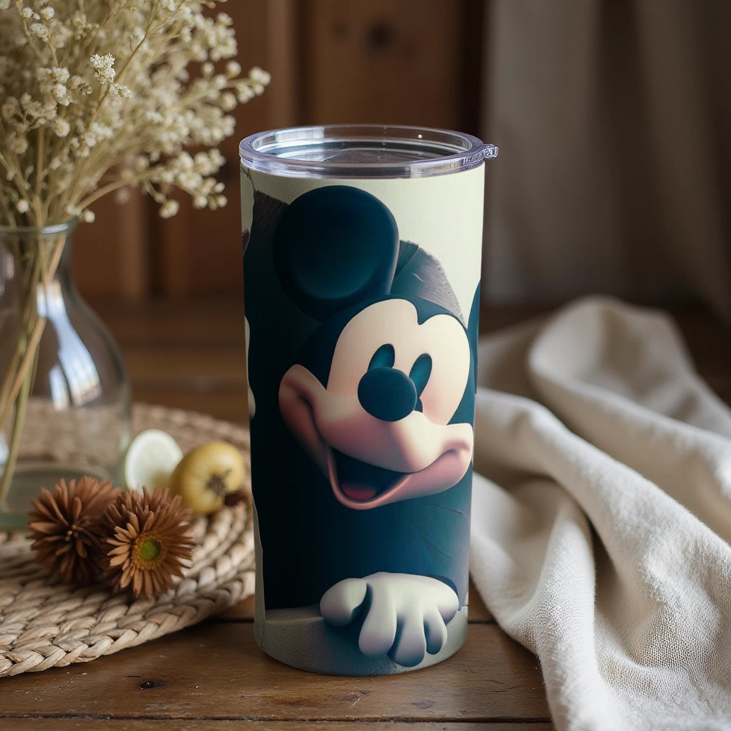 Cute Classic Mouse Design Tumbler for All Ages