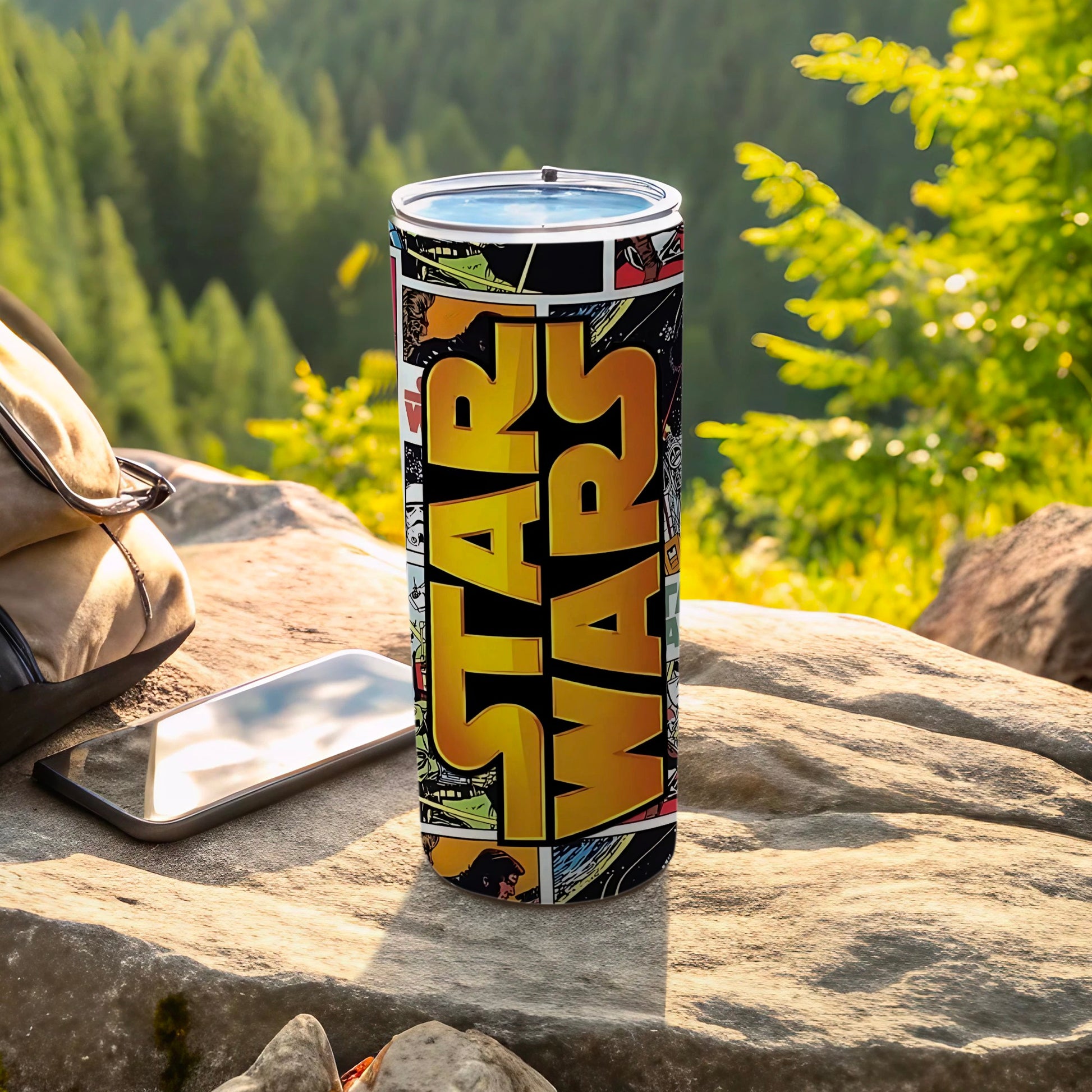 Star Wars Comic Book Design Beverage Tumbler product type