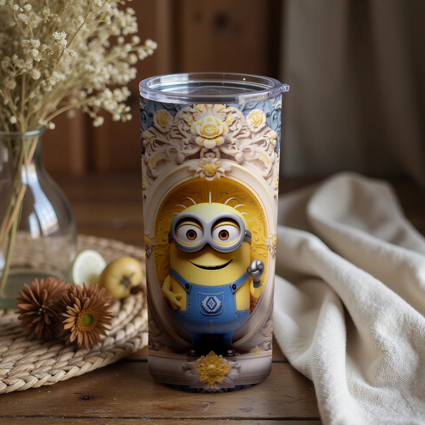 Cute Cartoon Themed Insulated Tumbler
