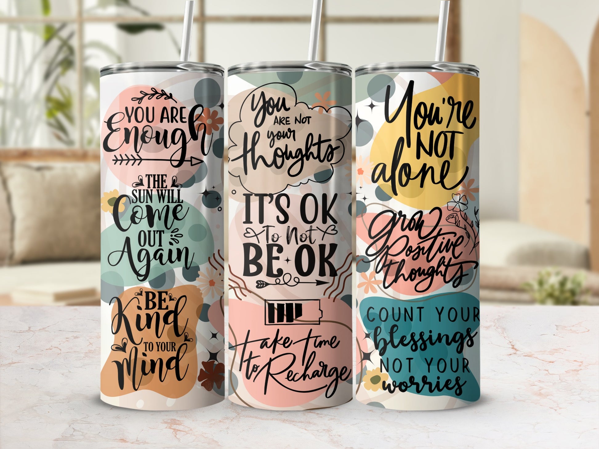 Inspirational Quotes Motivational Drinkware Collection
