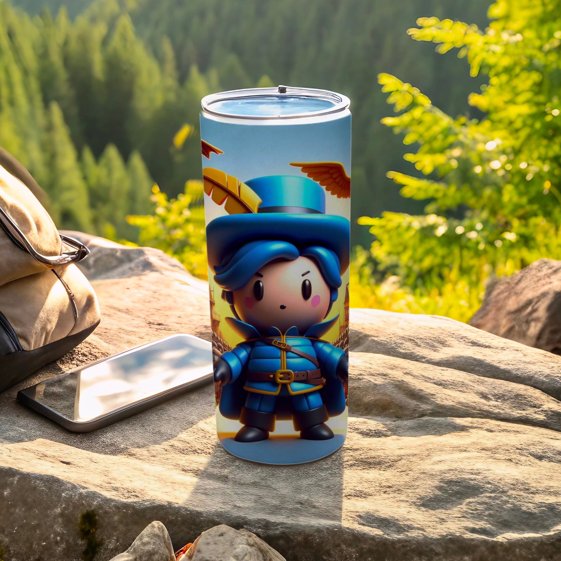 Cute Animated Character Insulated Travel Mug Cup Flask