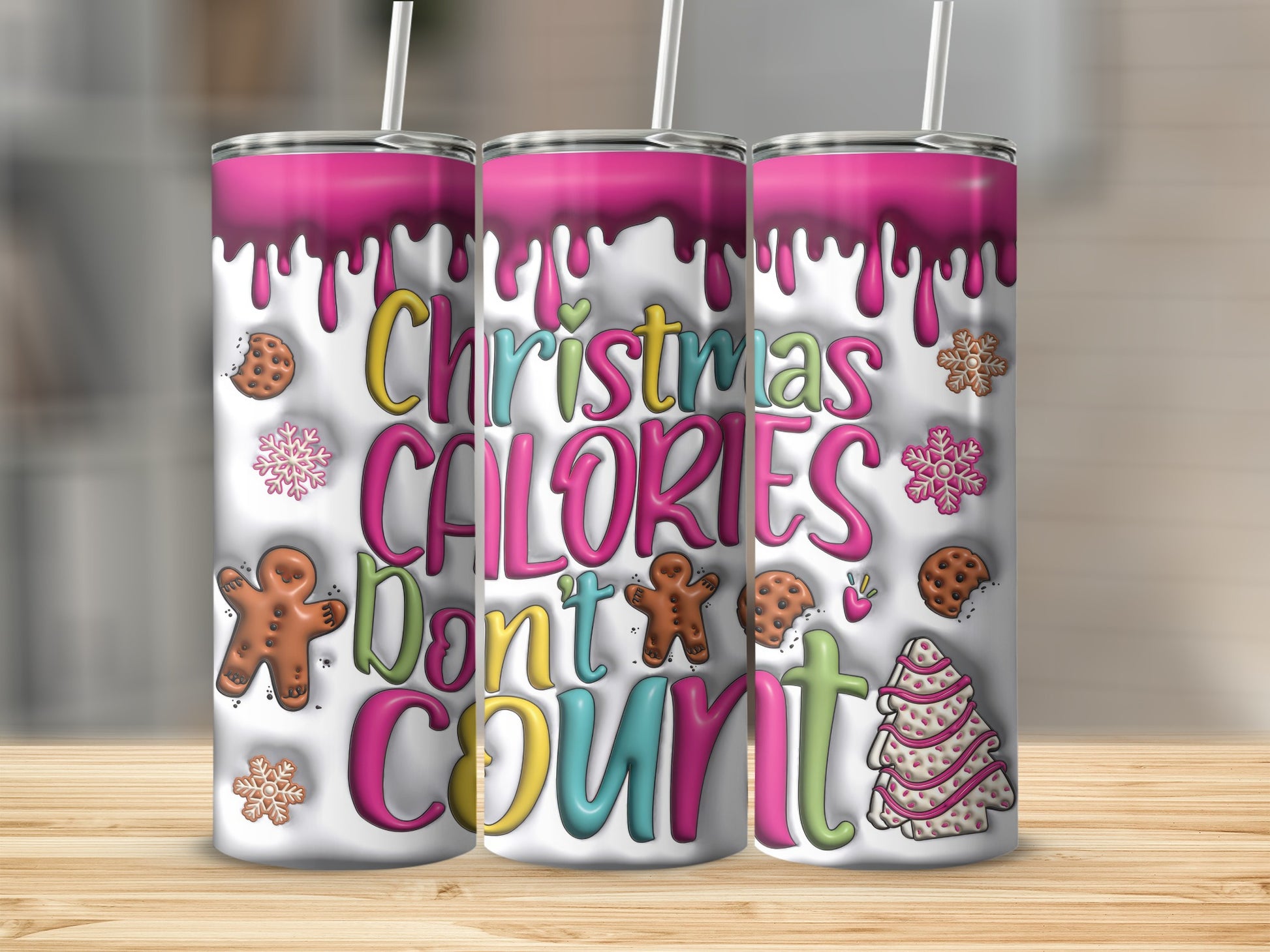 Christmas Calories Don't Count Tumbler product