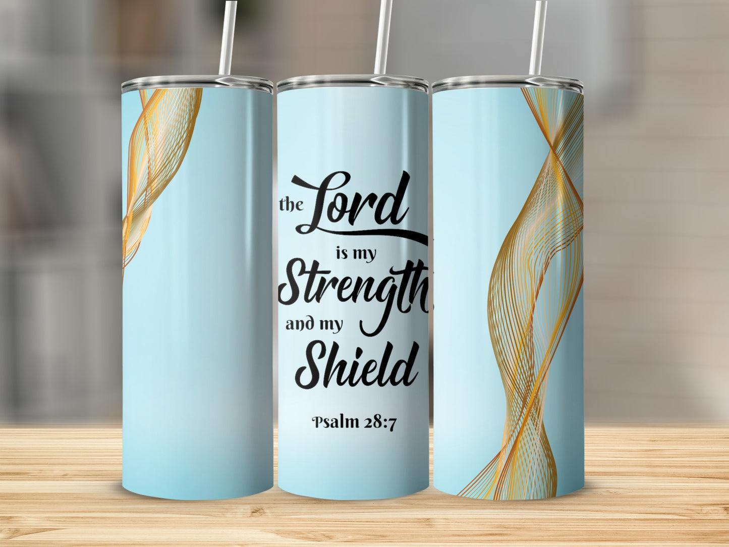 The Lord Is My Strength and My Shield Tumbler