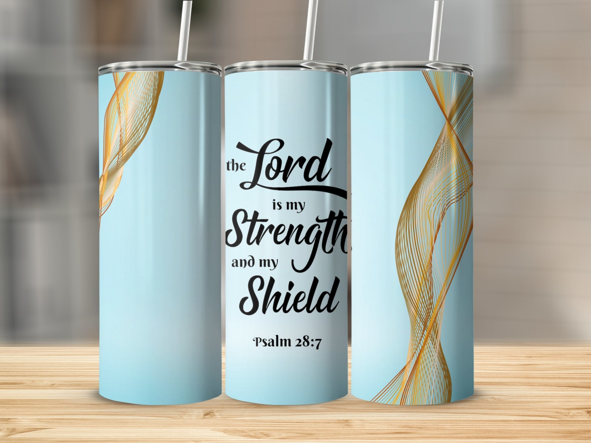 The Lord Is My Strength and My Shield Tumbler
