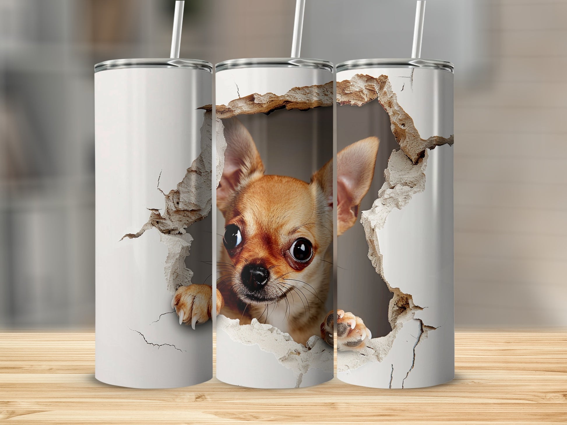 Chihuahua peeking broken wall design cute puppy product type
Chihuahua
Dog
Puppy
Cute dog
Funny dog
Pet
Animal
Peeking dog
Broken wall
Hole design
Surprise pet
Big eyes dog
Canine
Dog lover
Pet owner
Animal print
Unique design
Gift for her
Gift for him
Drinkware design