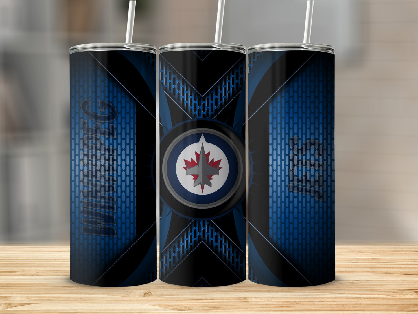Winnipeg Jets NHL Logo Team Graphics Design Tumblers