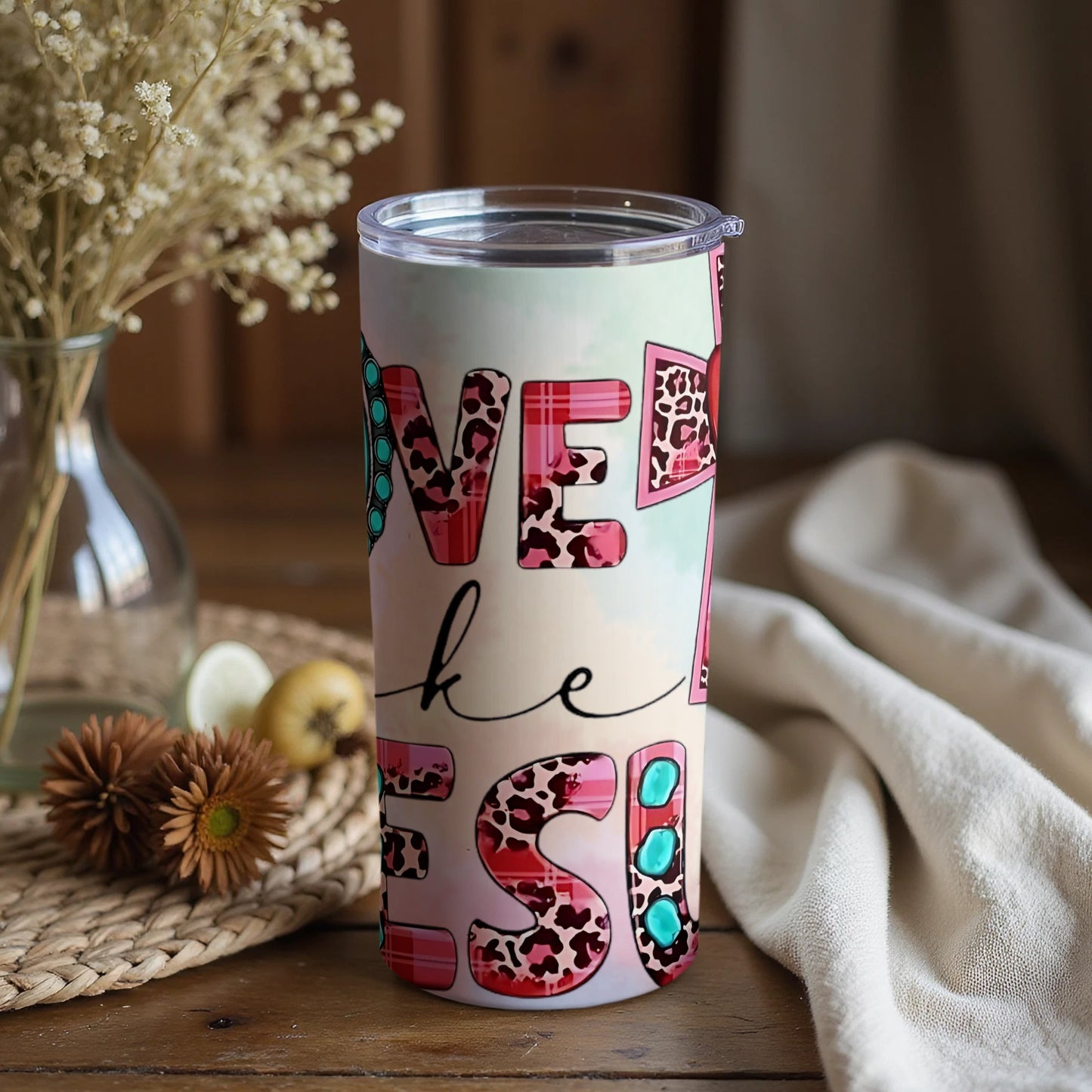 Love Like Jesus Inspirational Tumbler Cup Product