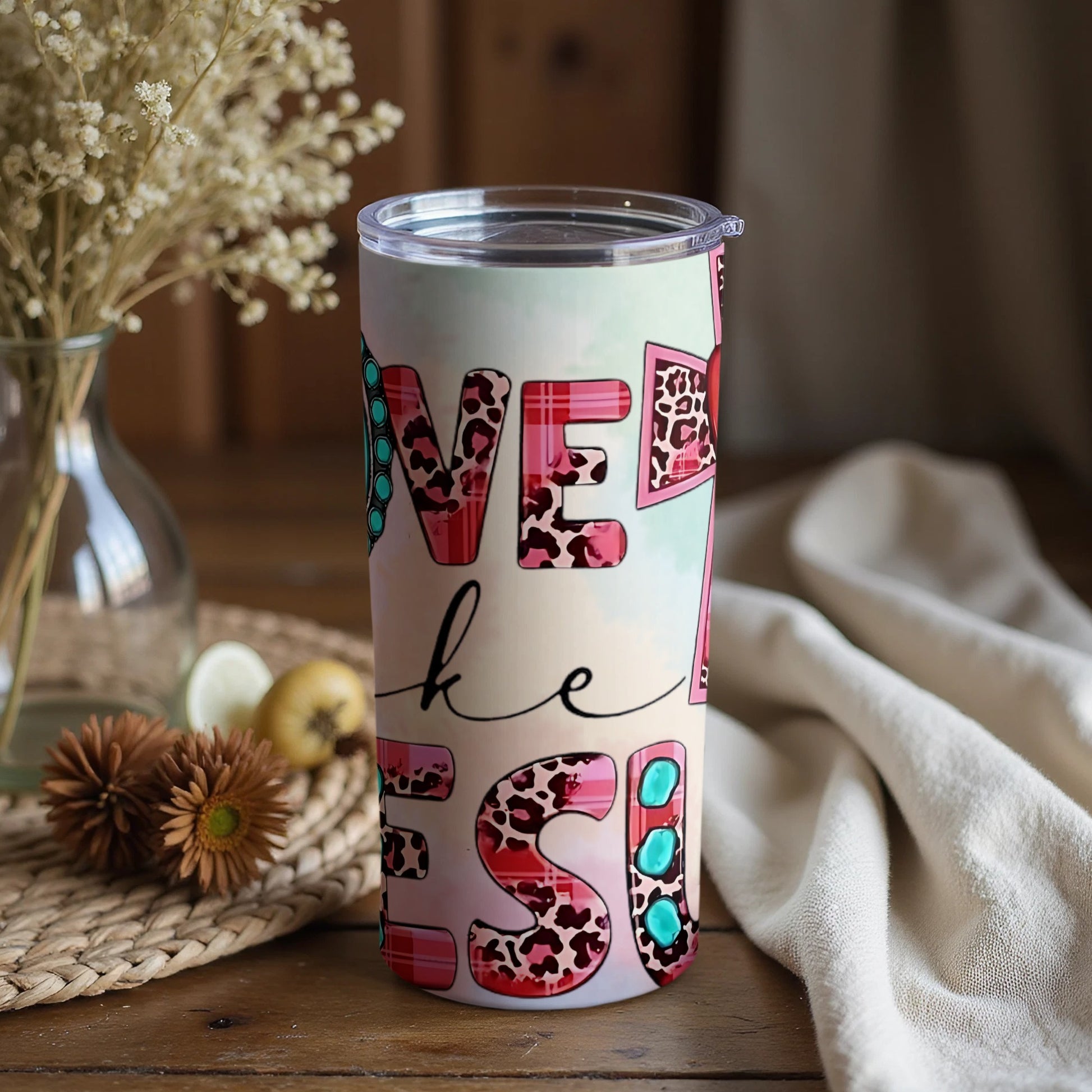 Love Like Jesus Inspirational Tumbler Cup Product