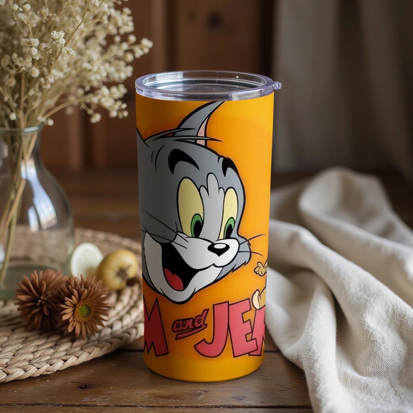 Tom and Jerry Insulated Tumbler for Fans