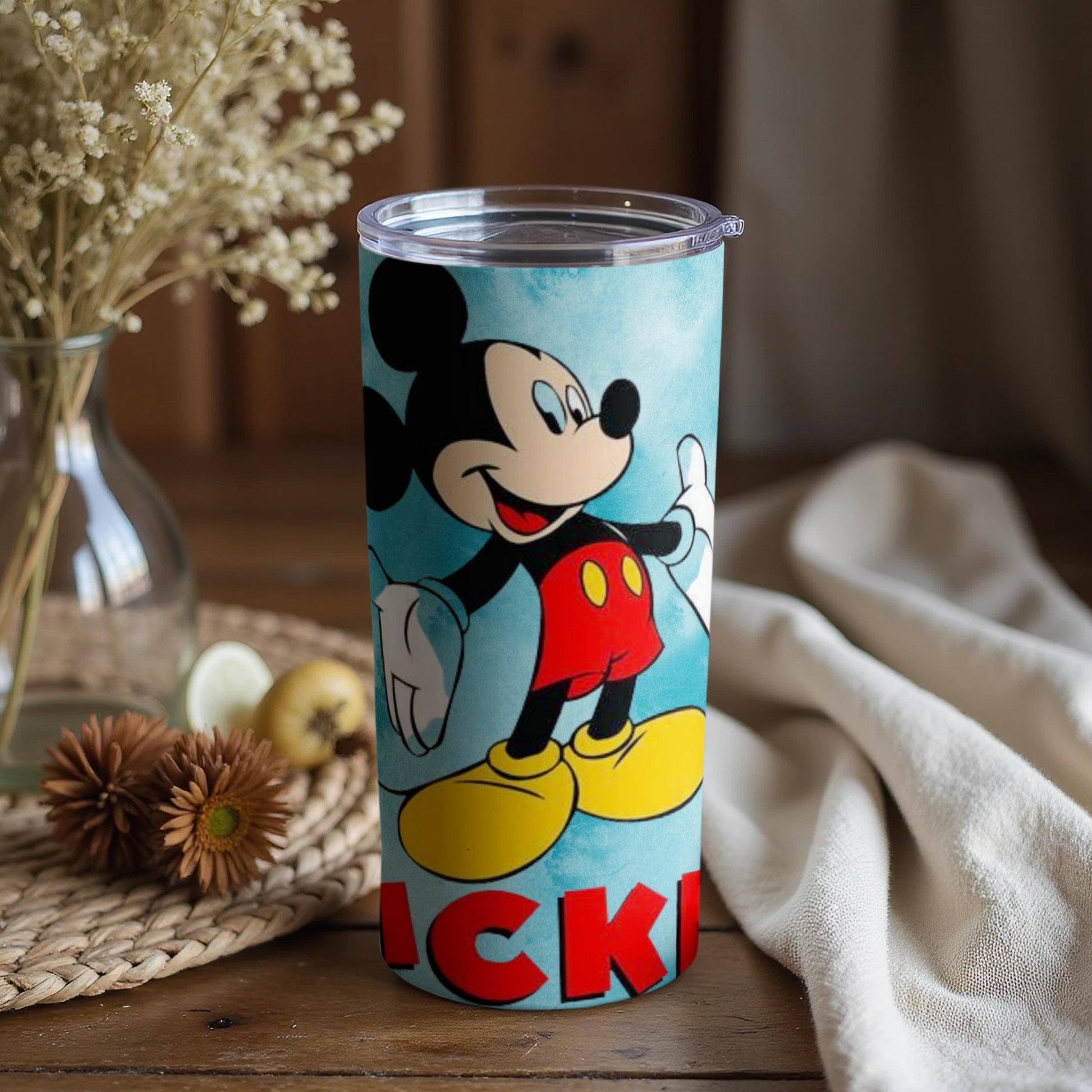 Vintage Mickey Mouse Tumbler Cartoon Character Magic