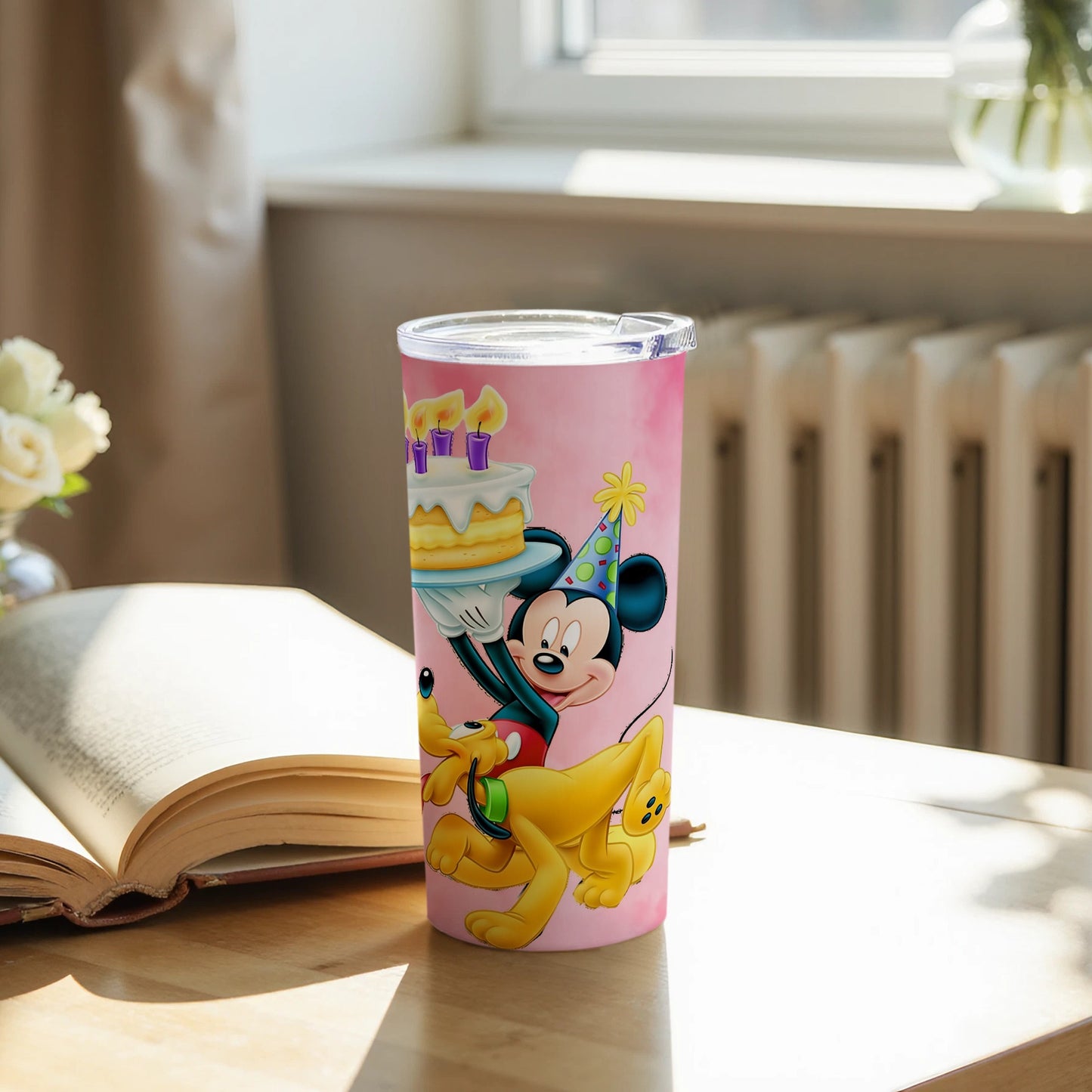 Mickey Mouse Birthday Celebration Tumbler