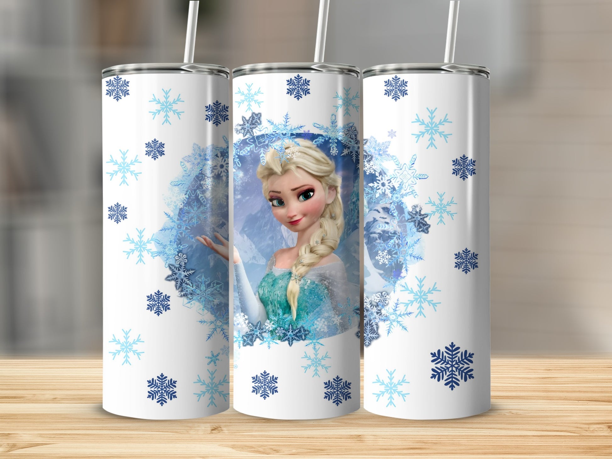 Snowflake Princess Double-Walled Insulated Tumbler