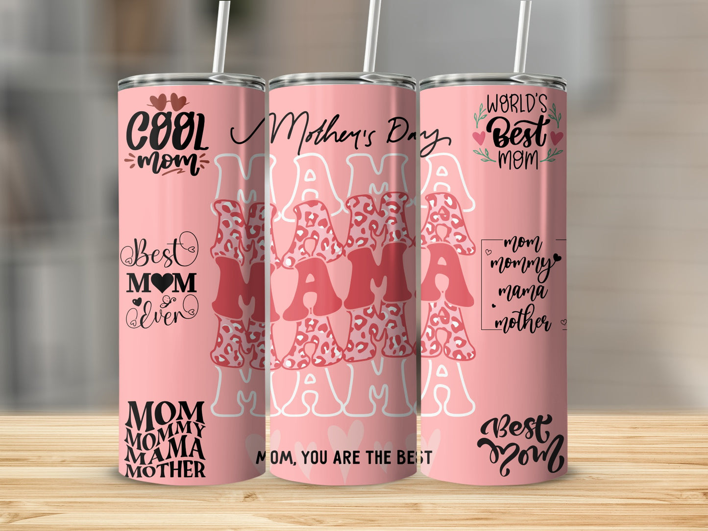 Mother's Day Cool Mom World's Best Mom Tumbler