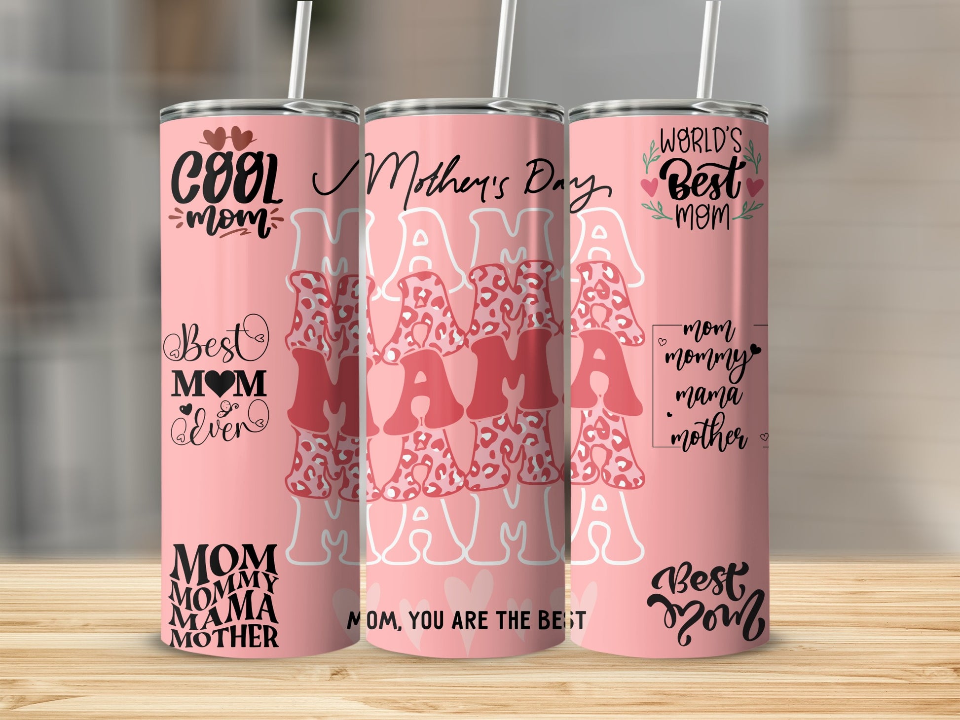 Mother's Day Cool Mom World's Best Mom Tumbler