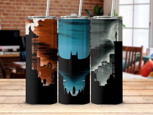 Batman Joker Catwoman Cityscape Tumbler product type