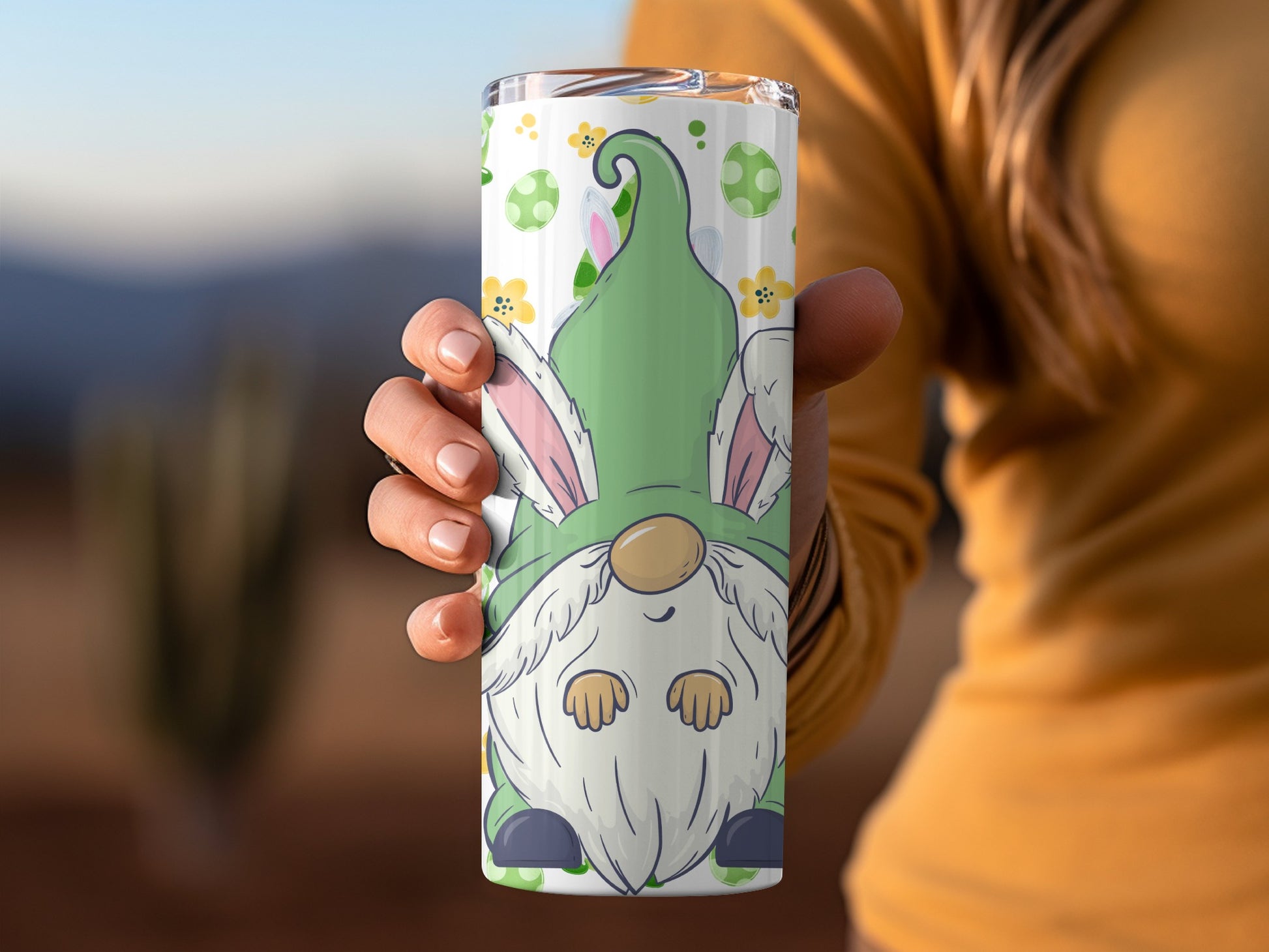 Cute Gnome Themed Insulated Beverage Holder Product