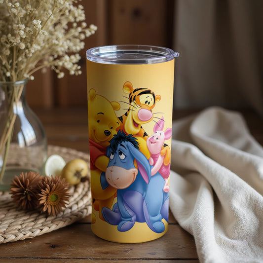 Winnie the Pooh Tigger Eeyore Piglet Insulated Tumbler
