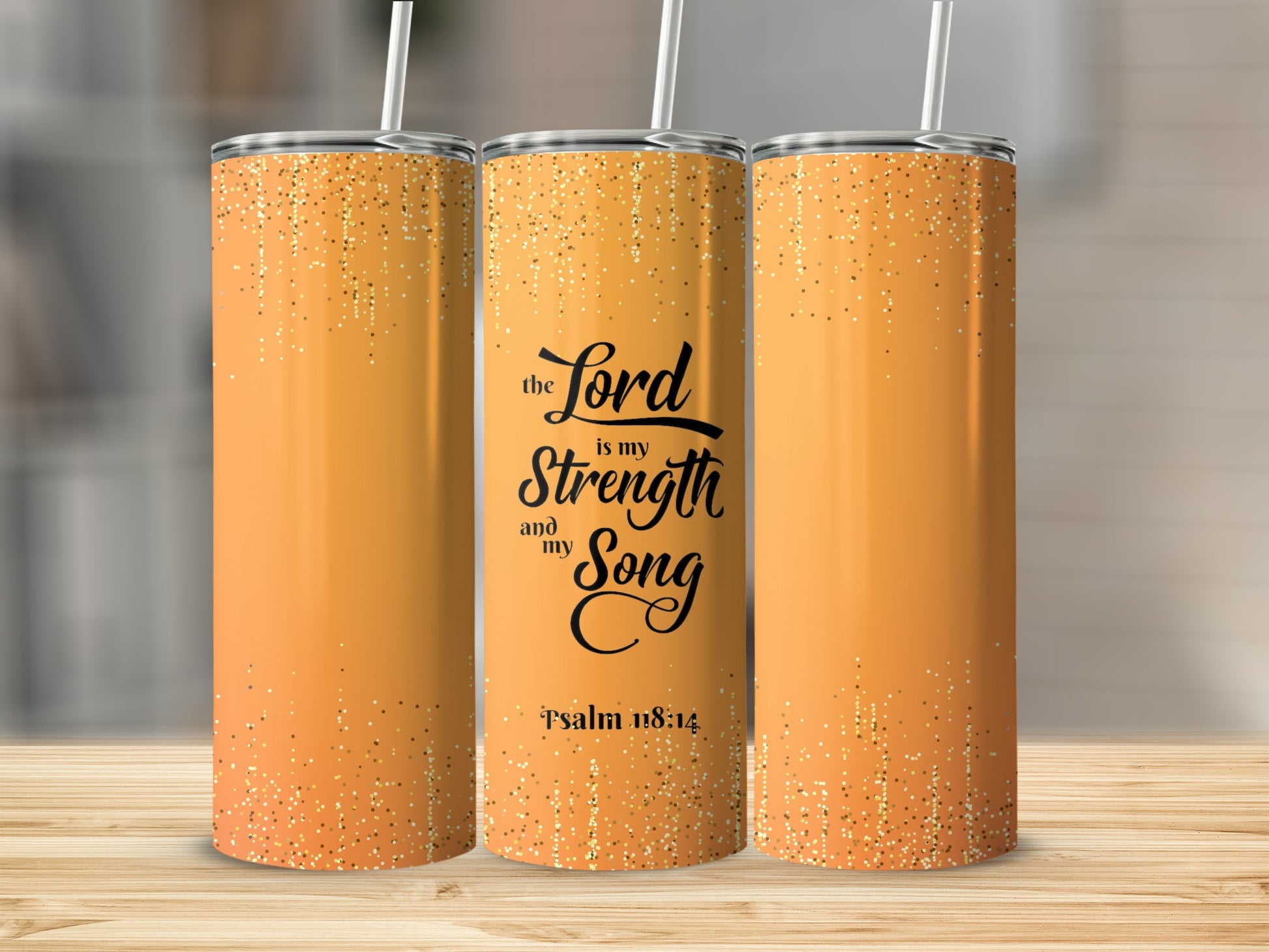 Inspirational Psalm 18 14 The Lord is My Strength Product