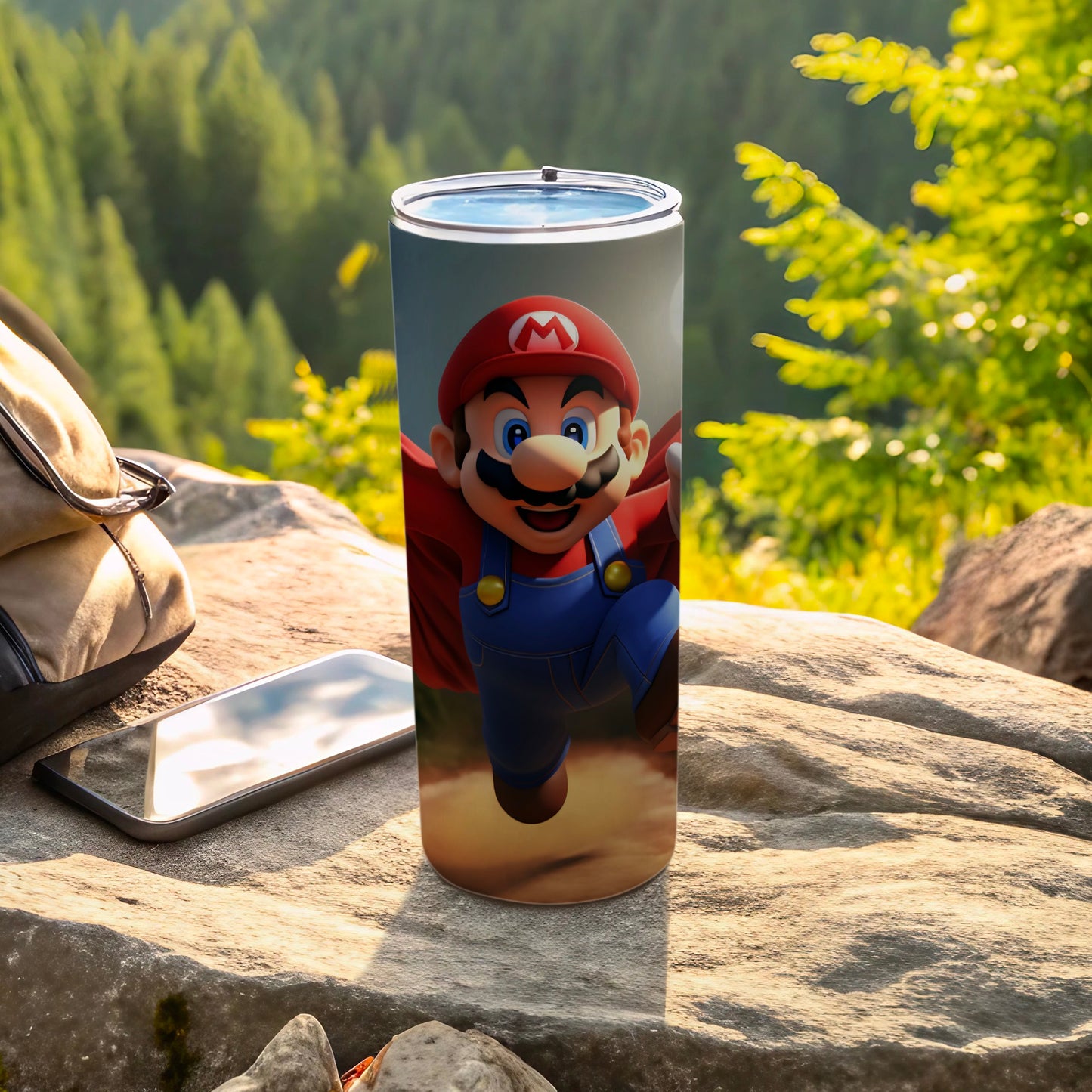 Fun Outdoor Adventure Tumbler with Game Character Design