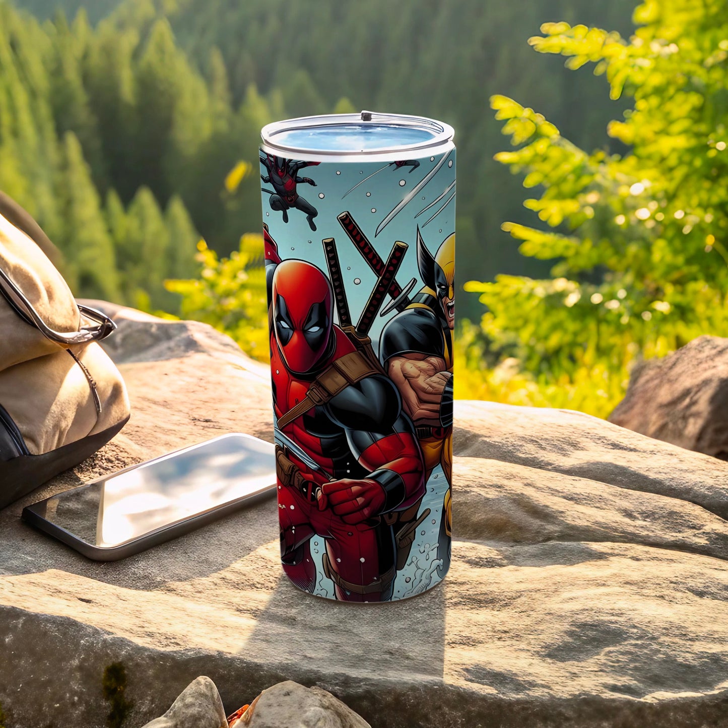 Deadpool and Wolverine Adventure Tumbler