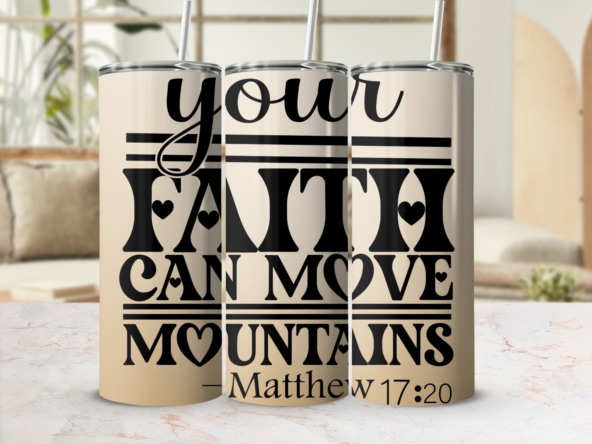 Your Faith Can Move Mountains Matthew 17:20 Cup