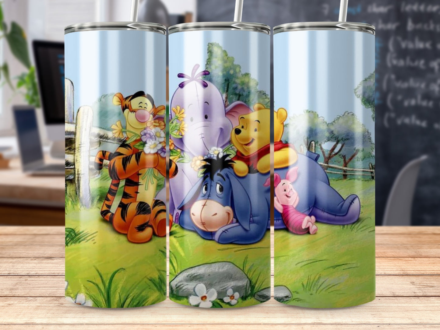 Adorable Cartoon Characters Family Tumblers