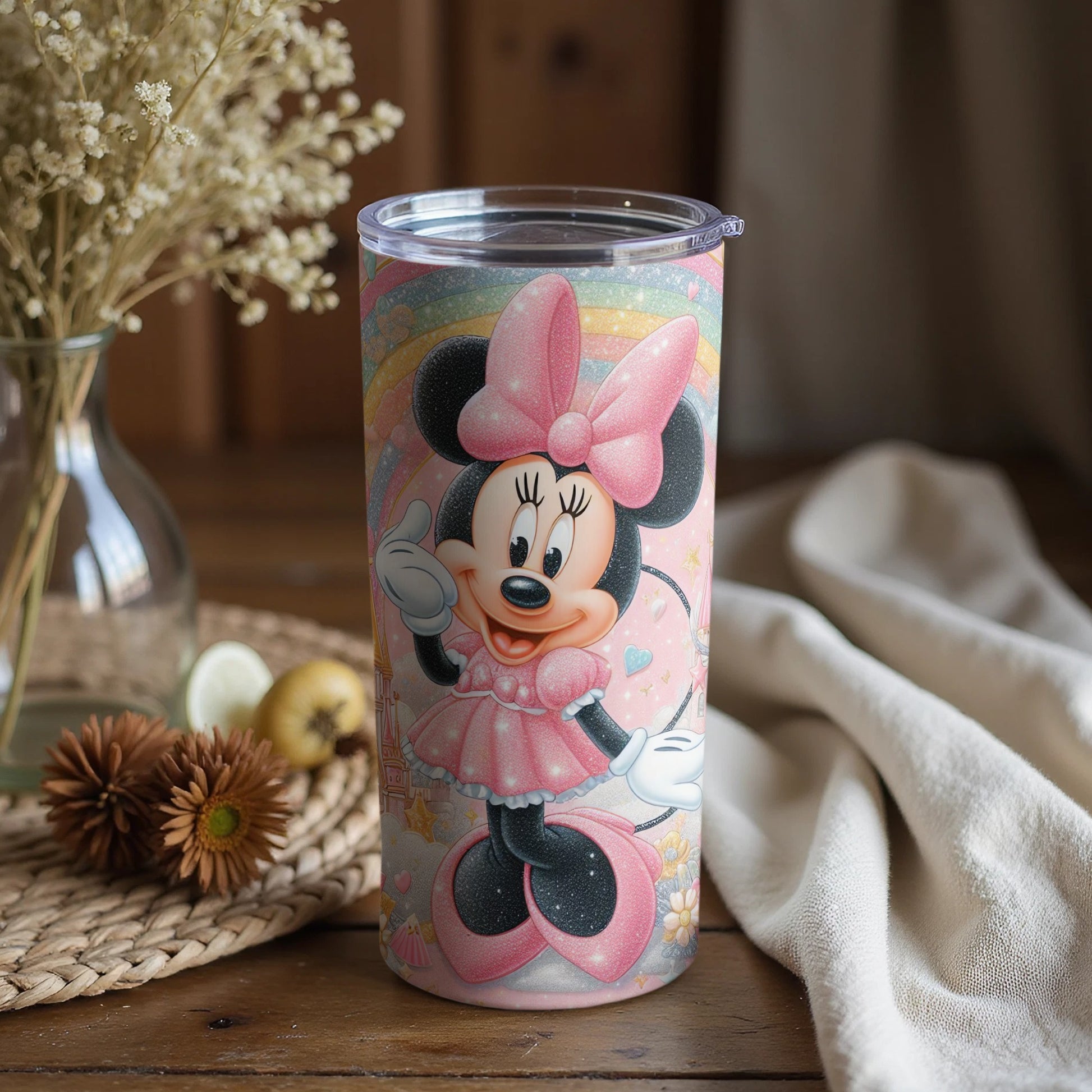 Adorable Minnie Mouse Tumbler for Kids and Fans