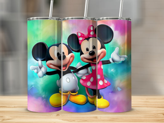 Colorful Mickey and Minnie Mouse Tumblers product