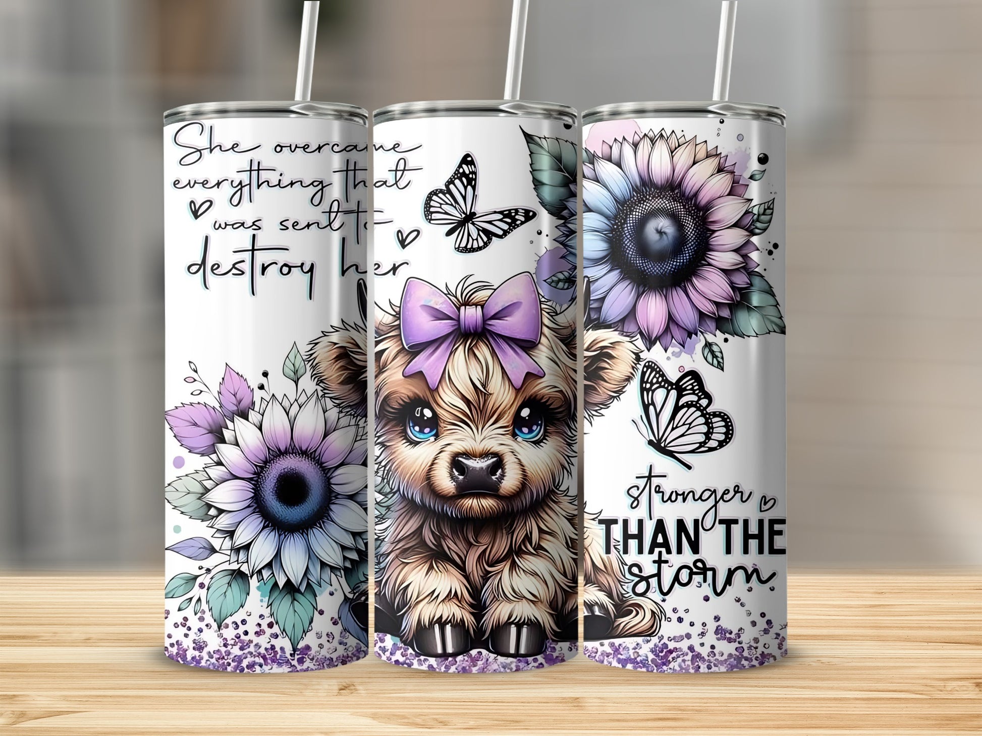 Inspirational Quotes with Cute Puppy Tumbler Product