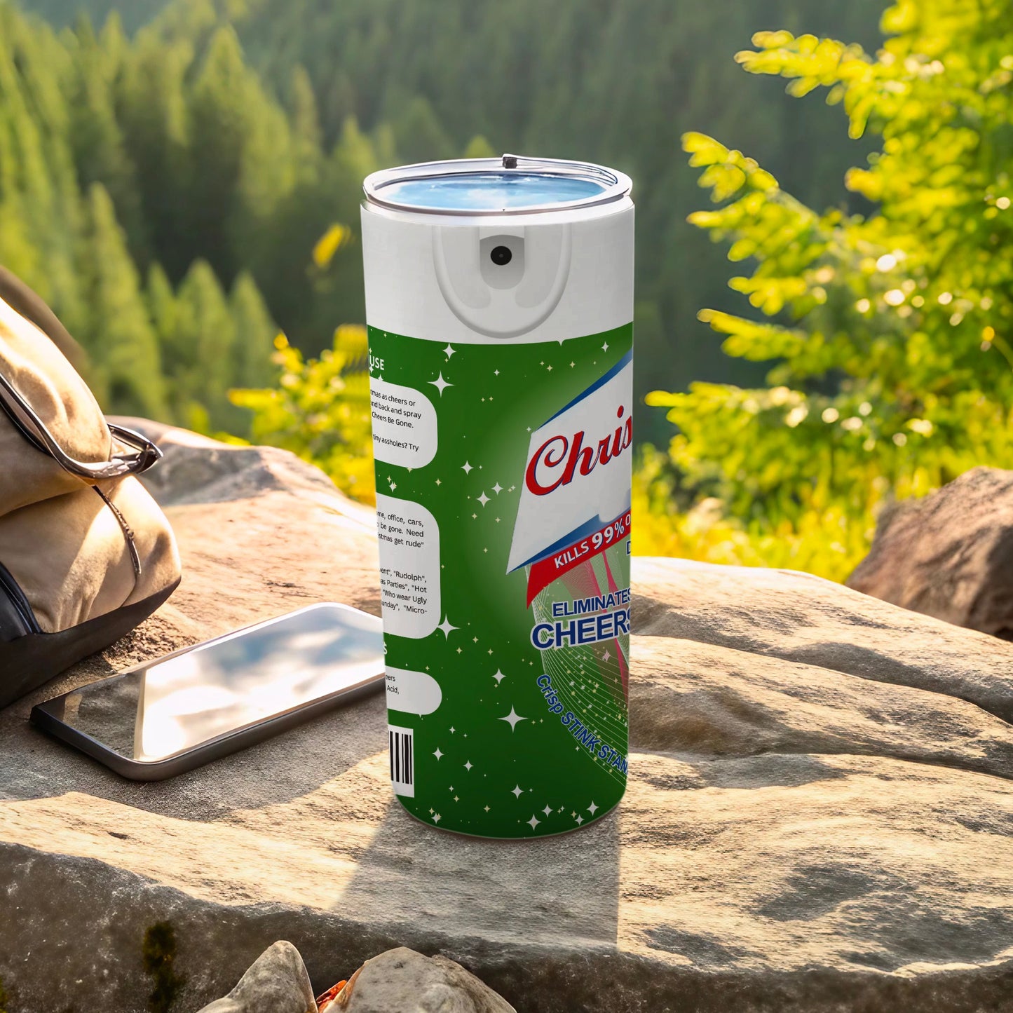 Eliminate Cheer Crass Stink Stay-Off Green Can Product