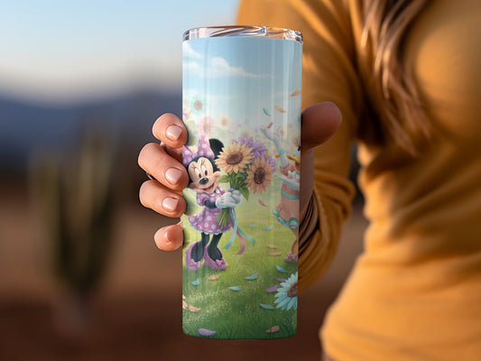 Minnie Mouse Floral Field Design Tumbler Product