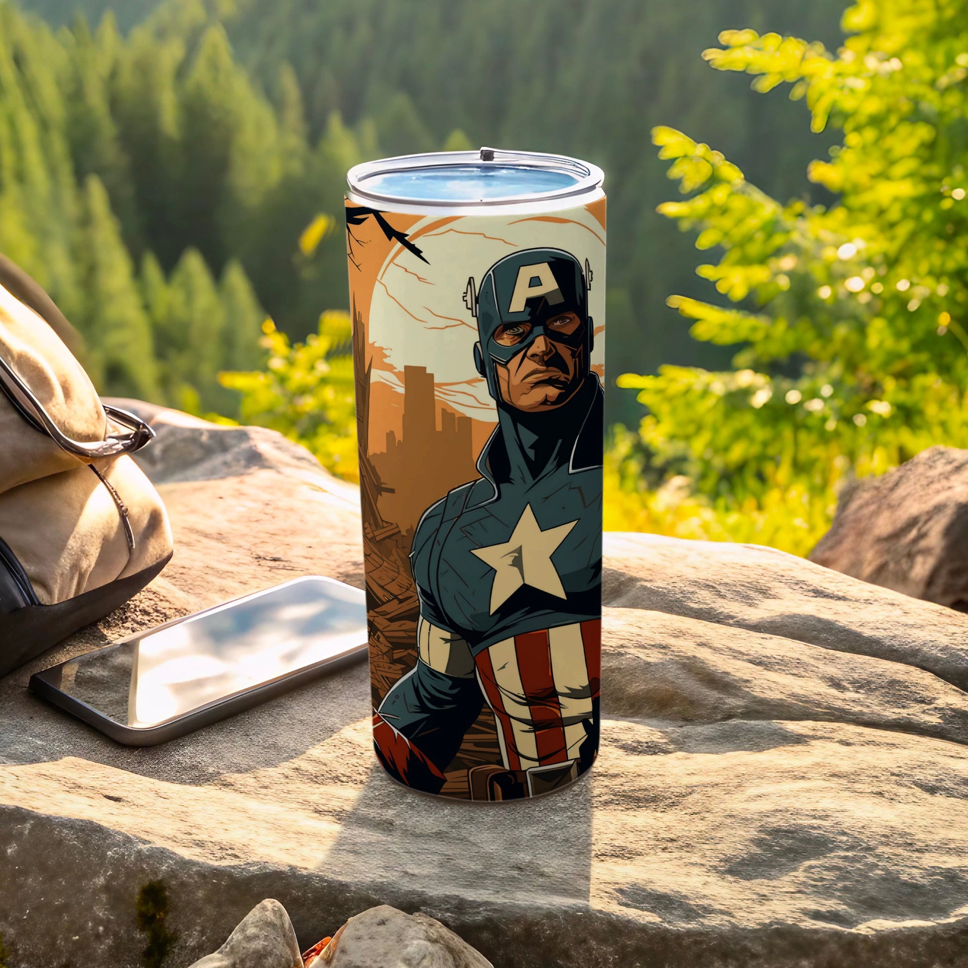 Captain America Insulated Stainless Steel Tumbler