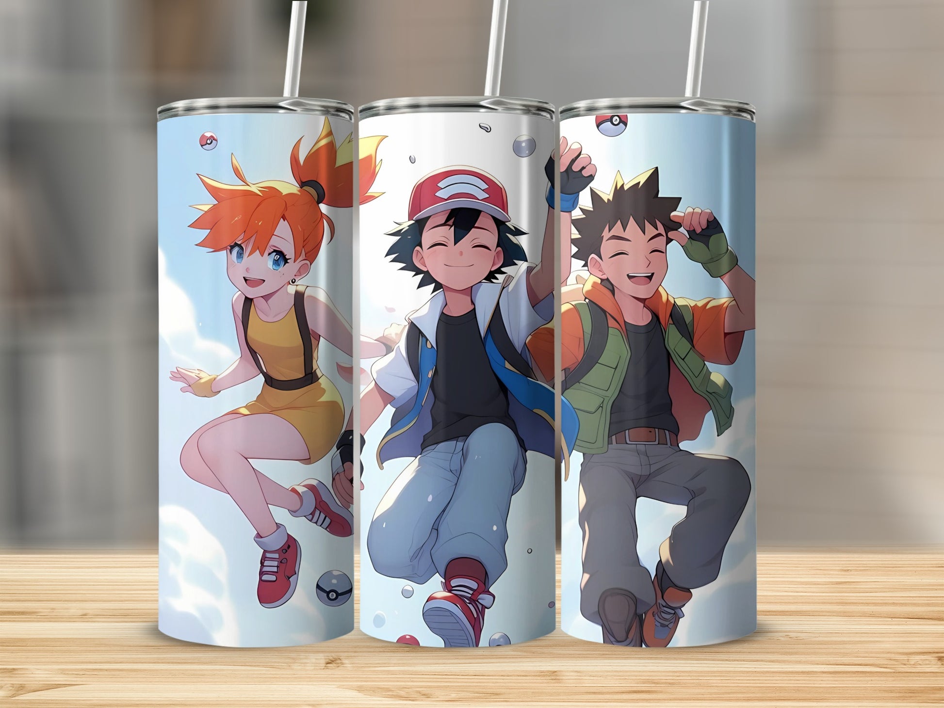 Iconic Anime Characters Design Tumbler Cup Kids Gift