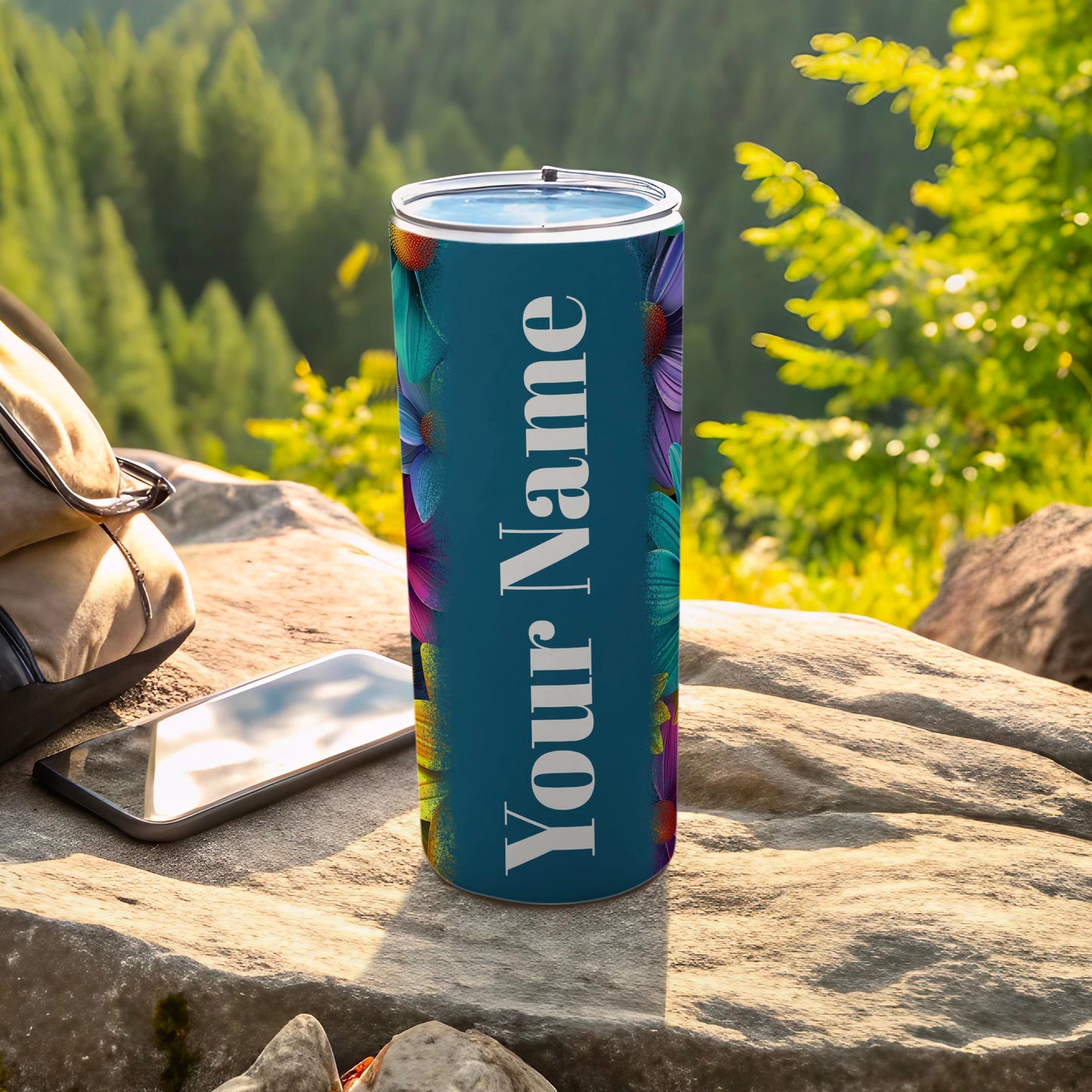Customizable Outdoor Travel Tumbler with Your Name