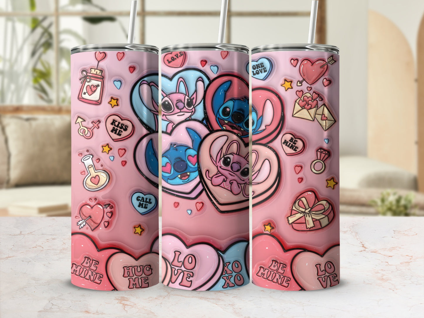 Stylish and Fun Love Themed Tumbler for All Occasions