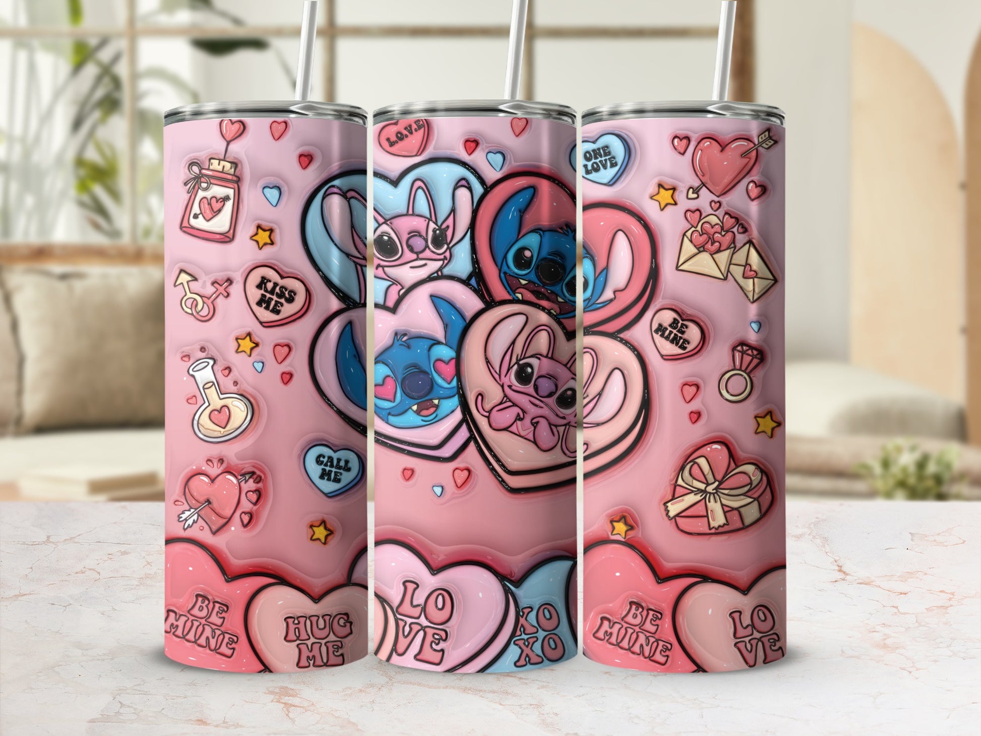 Stylish and Fun Love Themed Tumbler for All Occasions